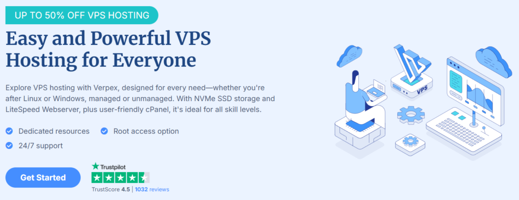 Verpex VPS hosting