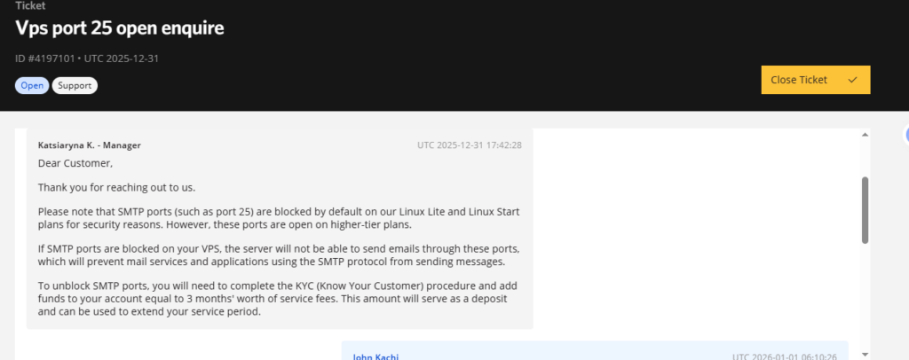 Setup Postal SMTP Server