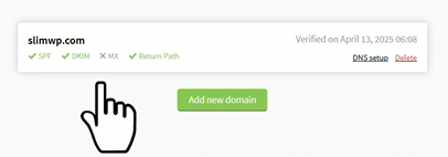 checking postal dns records are correct.